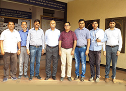 Er. Himanshu Raje, Chairman, IEI- Maharashtra State Centre, visited at IEI-Nashik Local Centre