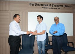 AMIE Induction on 6th Aug, 2016 at Ashoka Virtue Hall, IEI, Nashik Local Centre, PWD Campus, Nashik